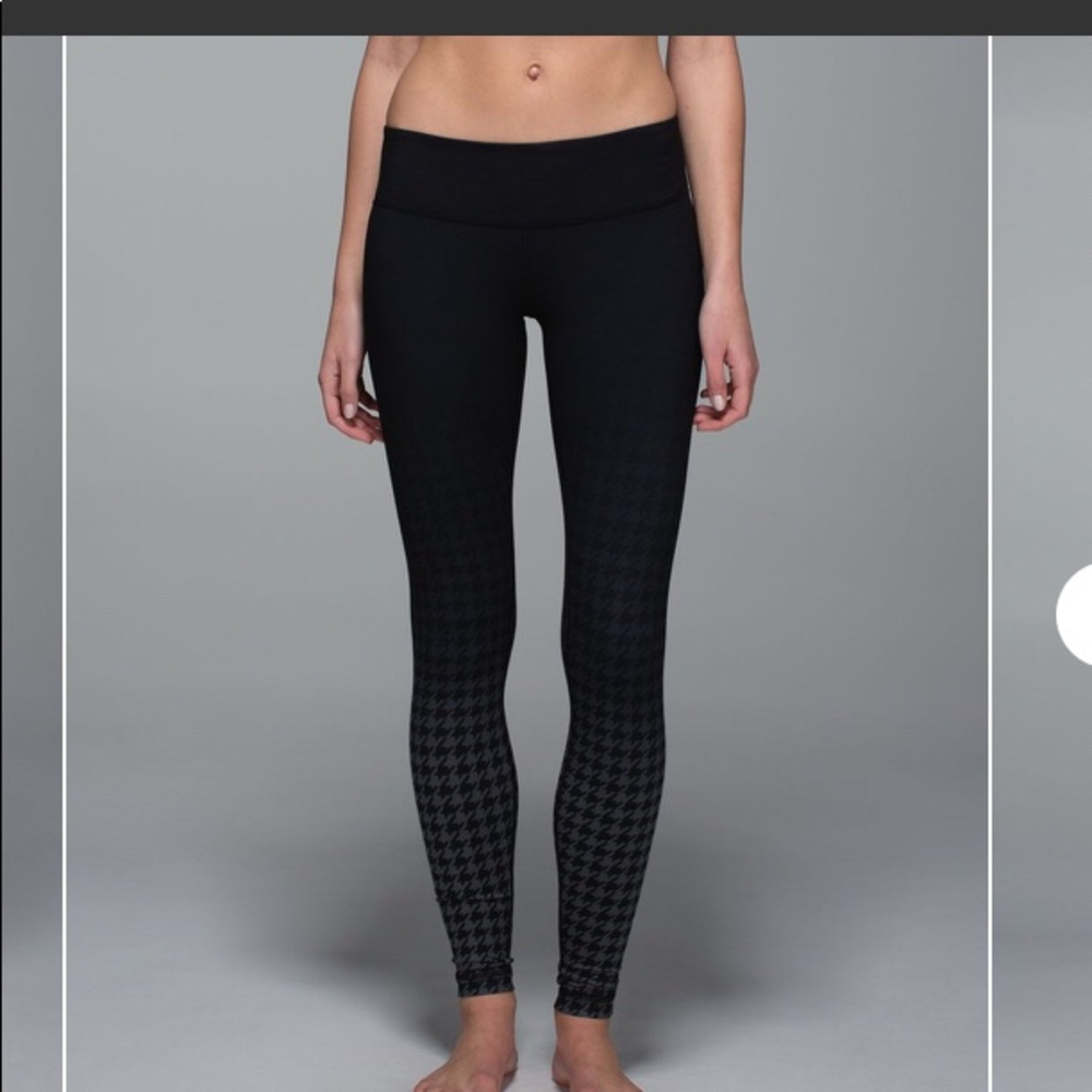 Lululemon Wunder Under Ombre Houndstooth leggings